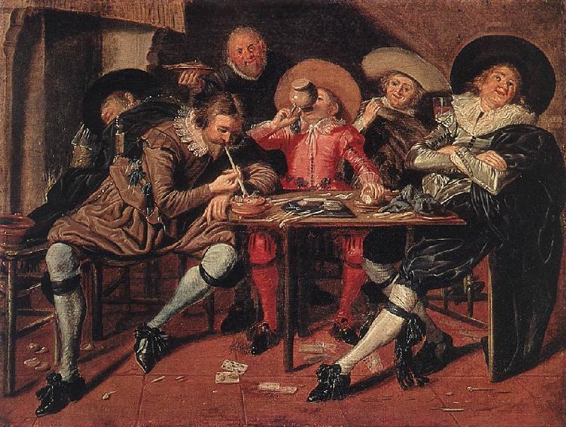 HALS, Dirck Amusing Party in the Open Air s France oil painting art